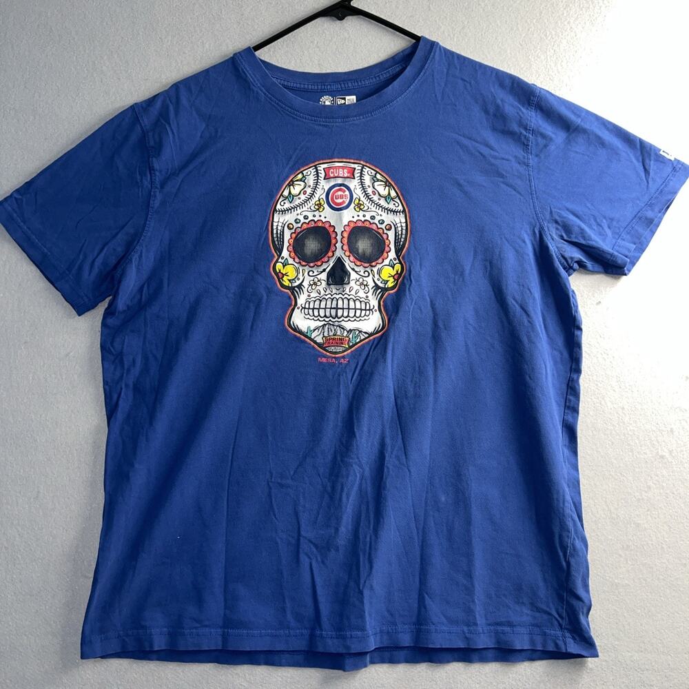 XL Chicago Cubs Sugar Skull Tshirt